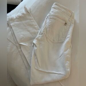 Joe’s Jeans Chastity Skinny Crop White Size 24